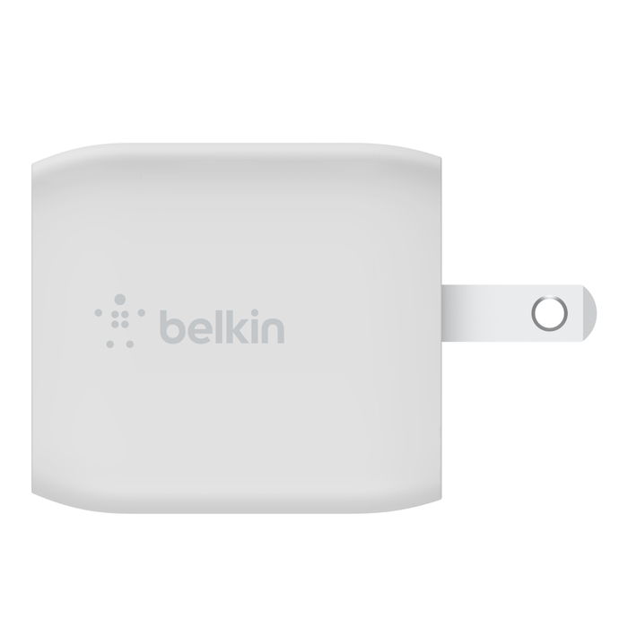 Dual USB-C GaN Wall Charger with PPS 45W, White, hi-res